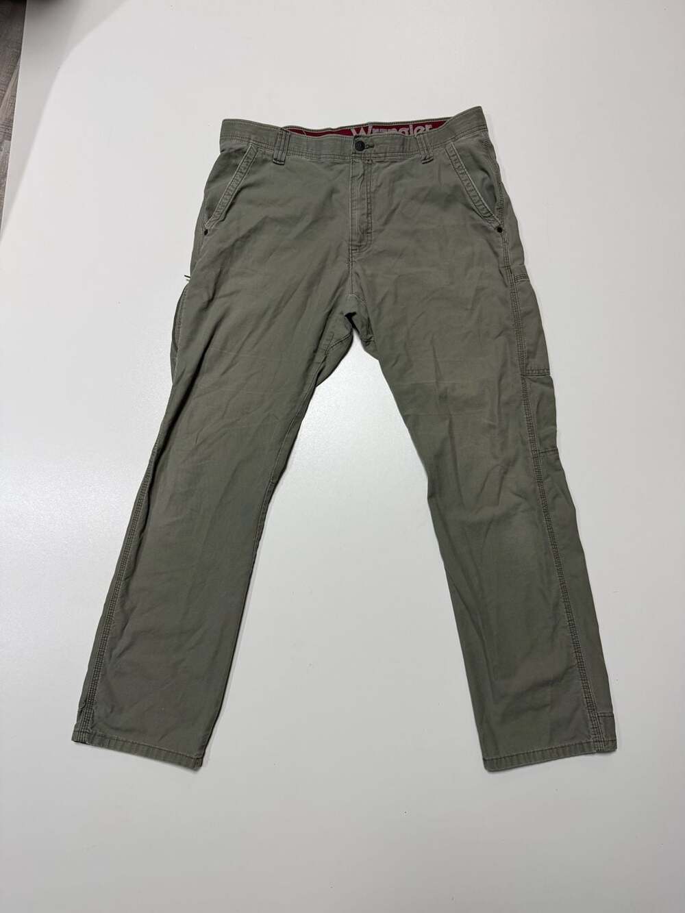 Wrangler Cargo Pants Green 36/32 Gorpcore Heritage Americana Workwear Outdoorsy